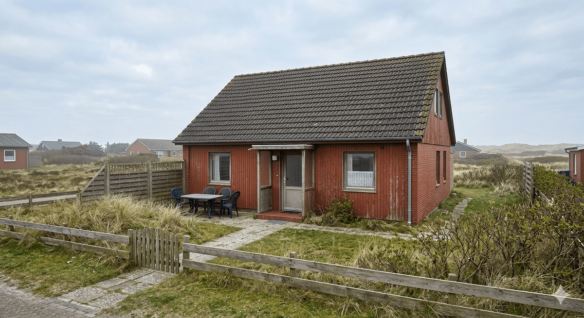 Ferienhaus vor der Optimierung